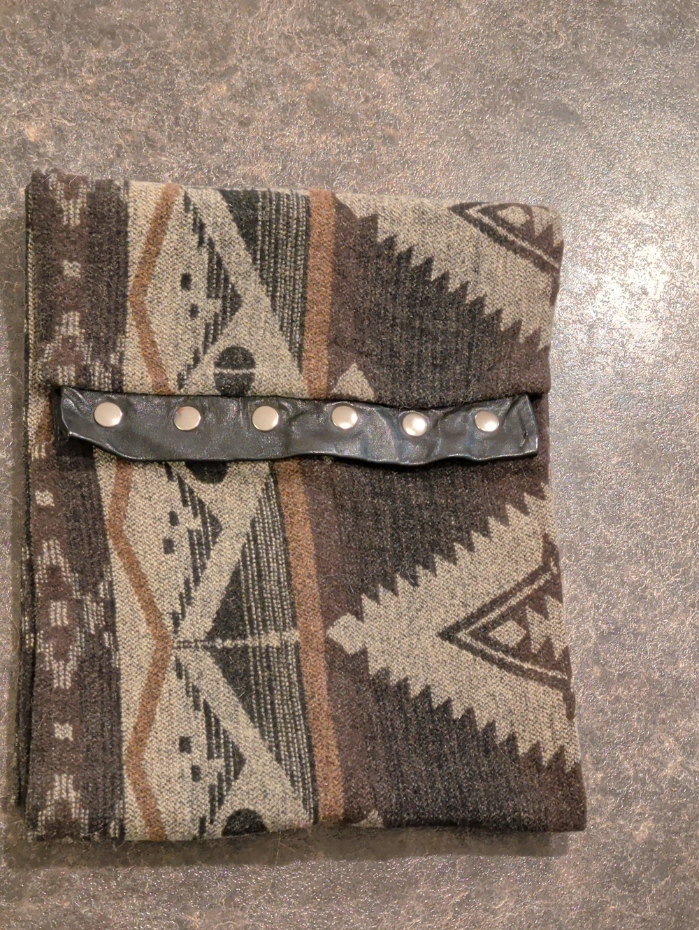 Infinity Scarf With Snap Closure